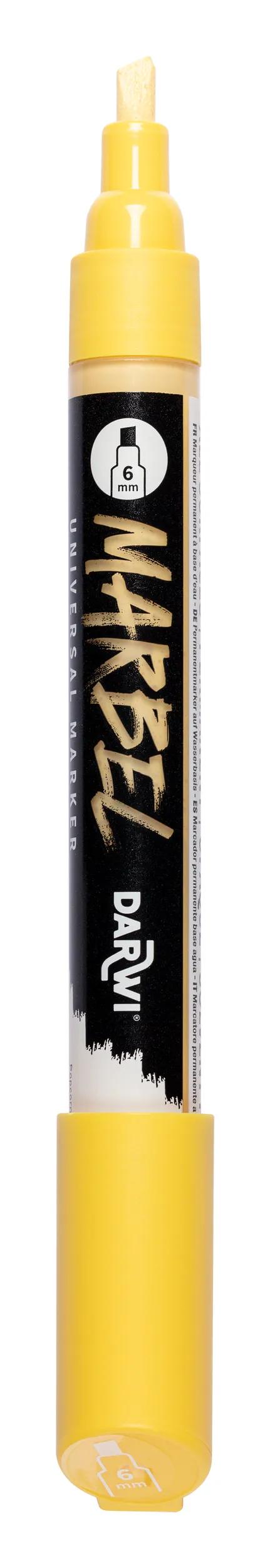MARBEL Universal Marker Pointe Biseau Medium 6mm - Popcorn 740 (Pack x6)