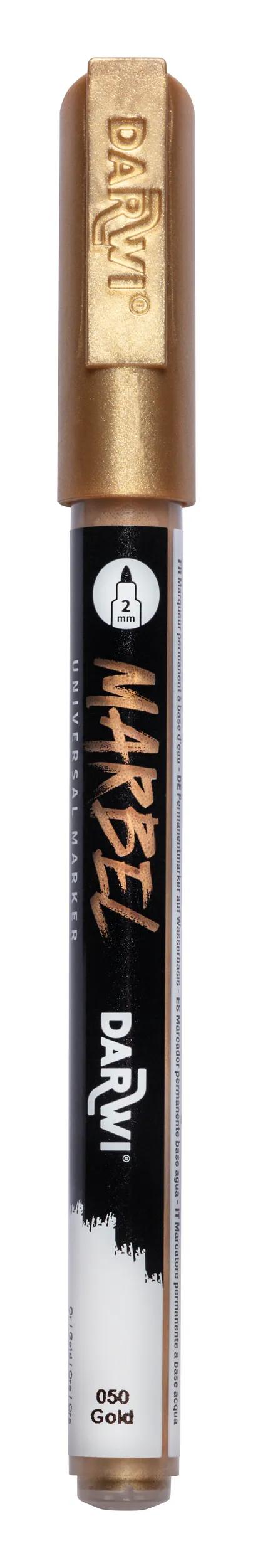 MARBEL Universal Pointe Conique Fine 2mm marker - Gold 050 (Pack x6)