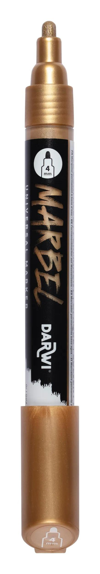 MARBEL Universal Pointe Ronde Medium 4mm Marker - Gold 050 (Pack x6)
