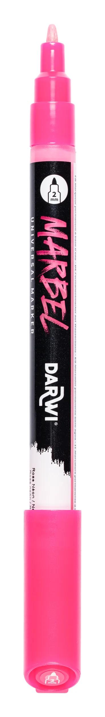 MARBEL Universal Marker Pointe Conique Fine 2mm - Rose neon 488 (Pack x6)