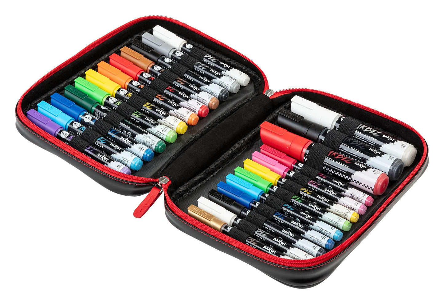 MARBEL Pack Of 24 Universal Markers (3x 0.7mm + 6x 2mm + 12x 4mm + 3x 12mm) - Assortment - New