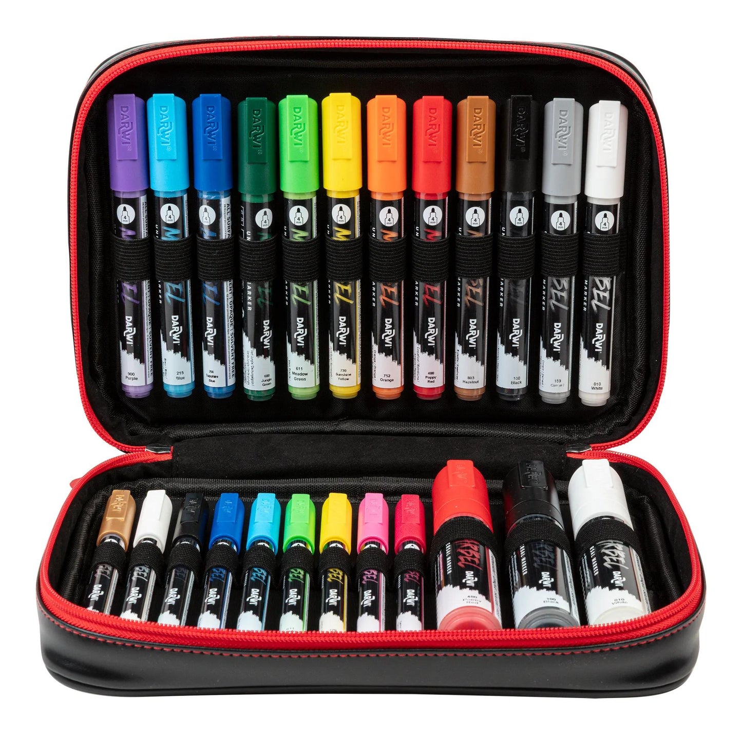 MARBEL Pack Of 24 Universal Markers (3x 0.7mm + 6x 2mm + 12x 4mm + 3x 12mm) - Assortment - New