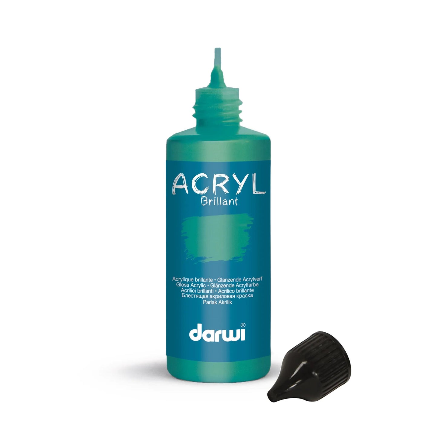 Darwi 80 ml bottle of Brillant Universal Acrylic Painting - Fir green 626 (Pack x5)