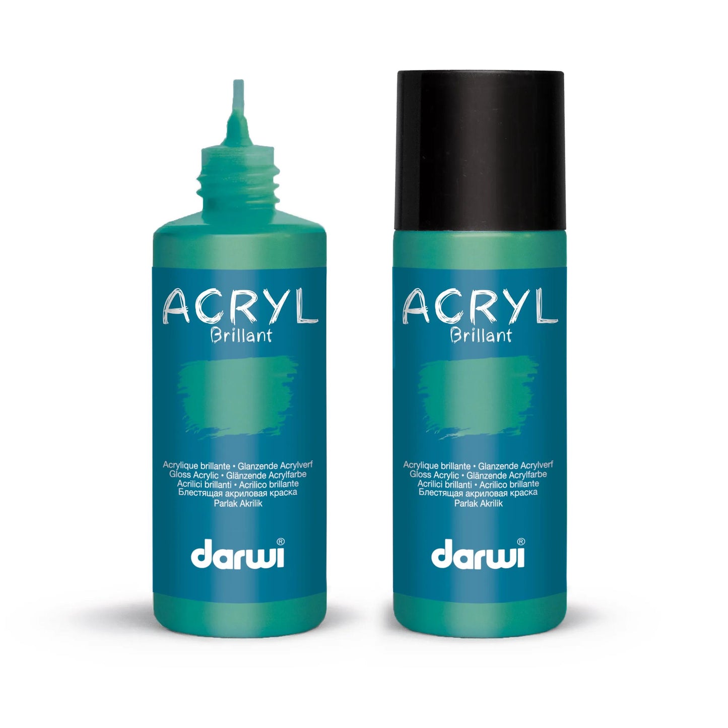 Darwi 80 ml bottle of Brillant Universal Acrylic Painting - Fir green 626 (Pack x5)