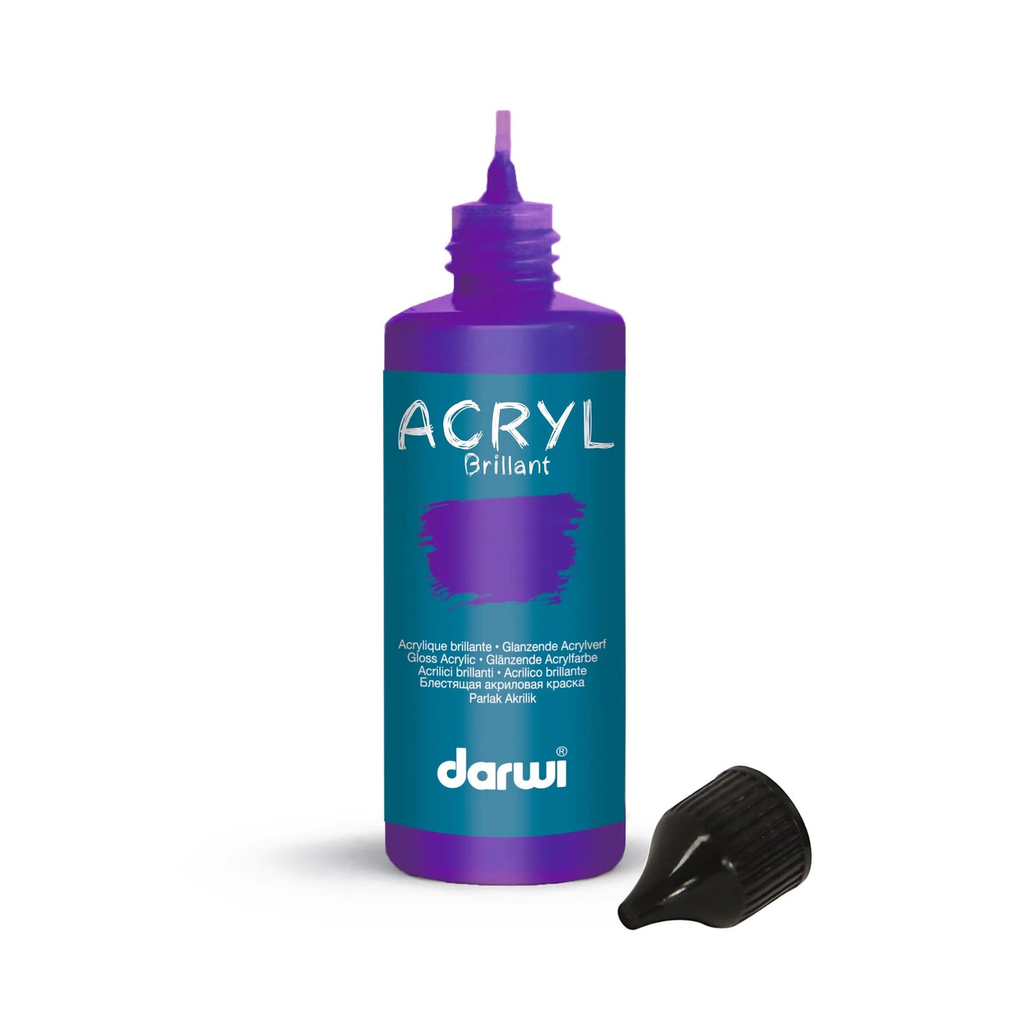 Darwi 80 ml bottle of Brillant Universal Acrylic Painting - Violet 900 (Pack x5)