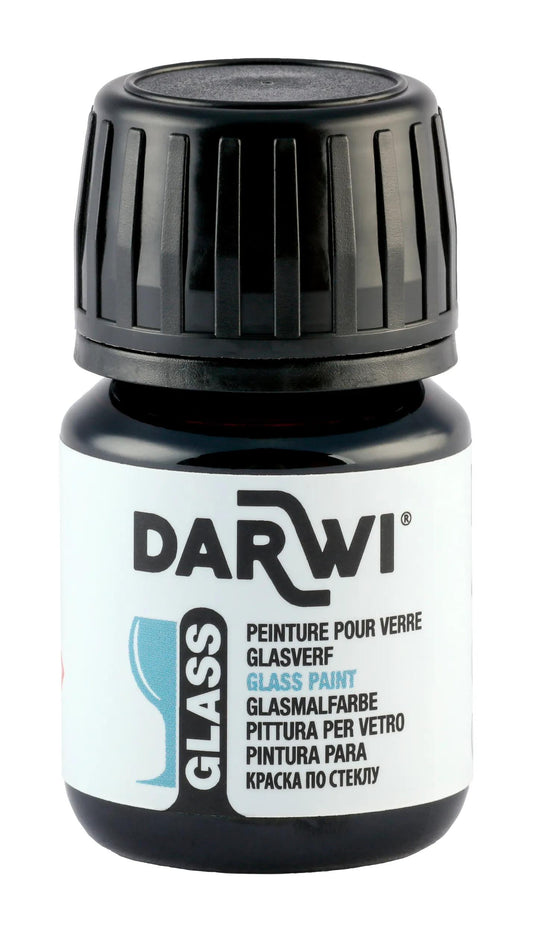 DARWI 30 ml Glass Paint Bottle - Blue 215 (Pack x5)