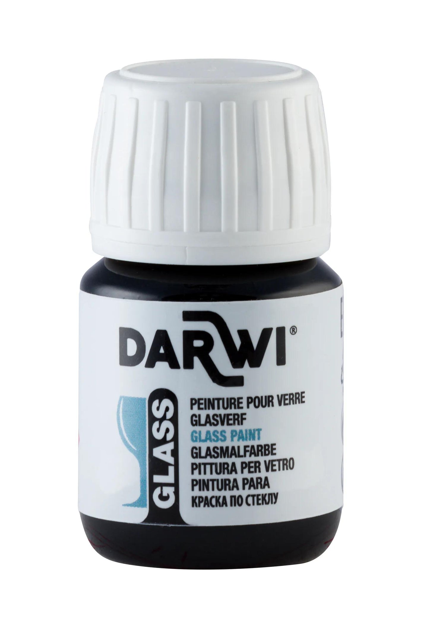 DARWI 30 ml Glass Paint Bottle - Green 600 (Pack x5)