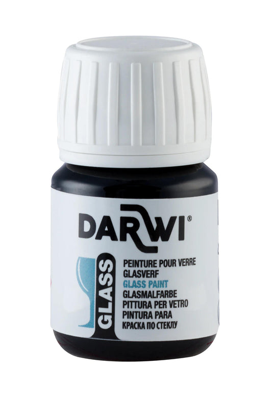 DARWI 30 ml Glass Paint Bottle - Yellow 700 (Pack x5)