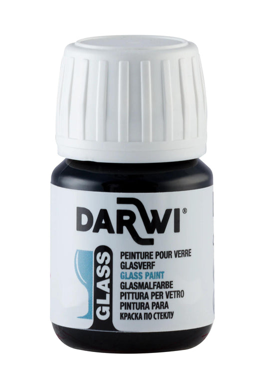DARWI 30 ml Glass Paint Bottle - Orange 752 (Pack x5)