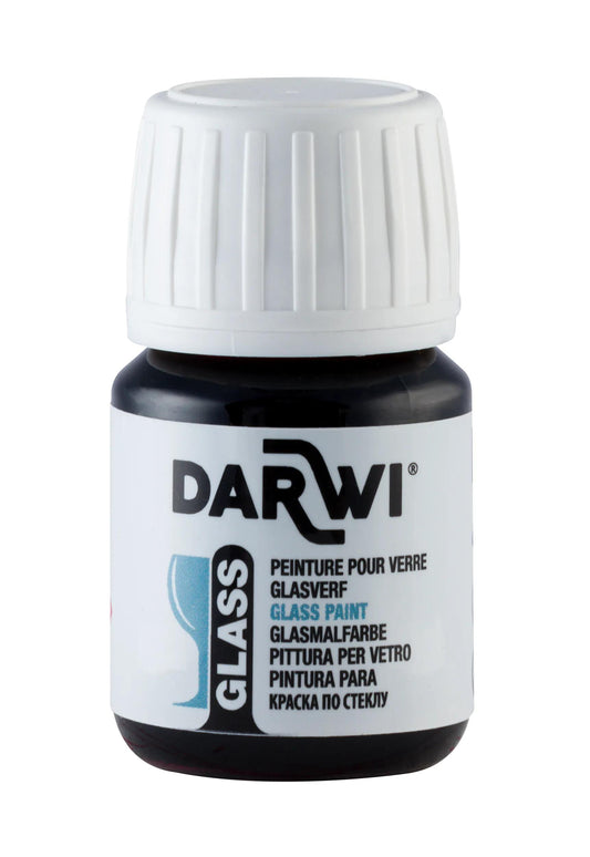 DARWI 30 ml Glass Paint Bottle - Violet 900 (Pack x5)