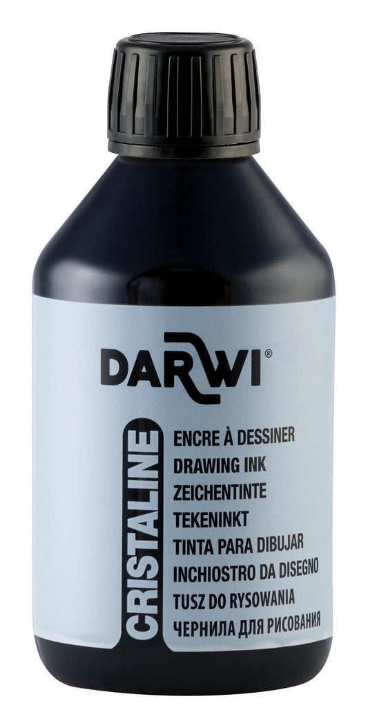 DARWI 250 ml draw ink bottle - Black 100 (Pack x3)