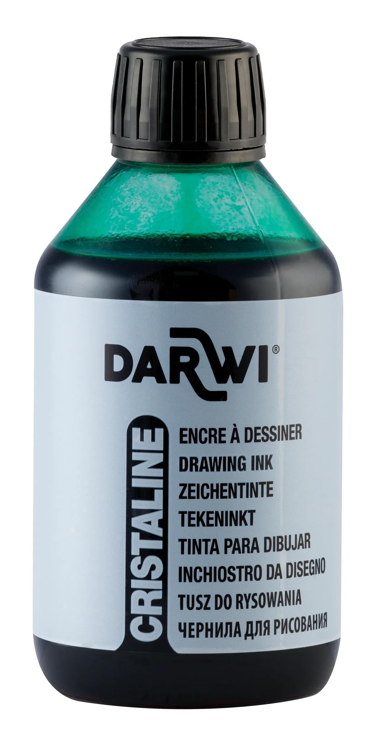 DARWI 250 ml Ink Flask - Fir Green 626 (Pack x3)