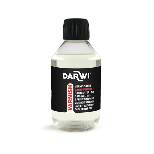 DARWI 250 ml bottle Alcohol varnish Satin finish (Pack x3)
