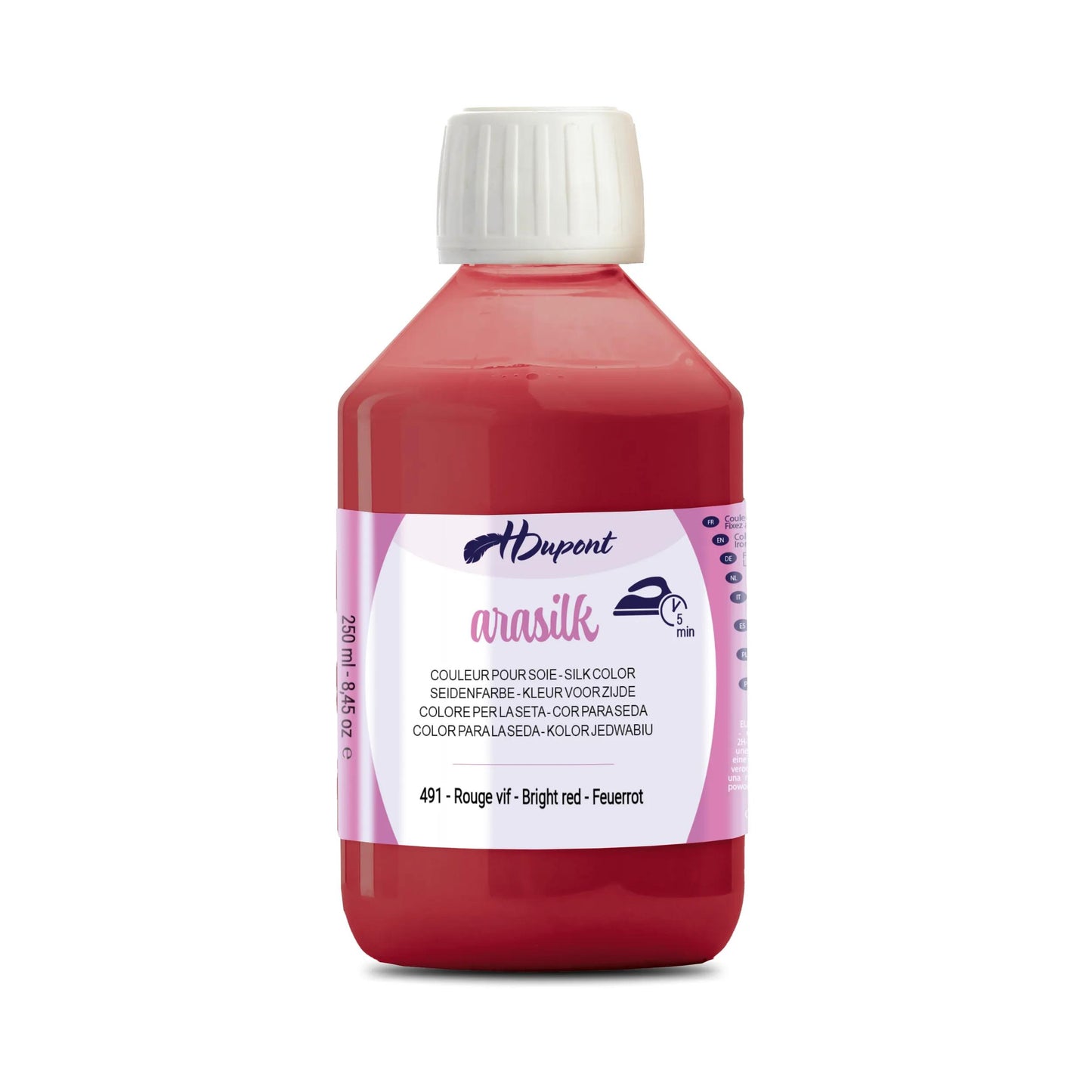 Arasilk 250 ml Bright red - Red fire 491 (Pack x2)