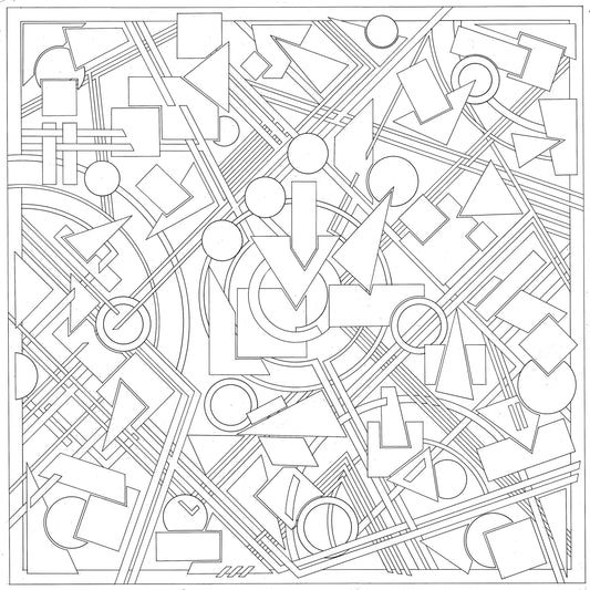 Square 100% silk - 90x90cm Absquare - White (Pack x3)