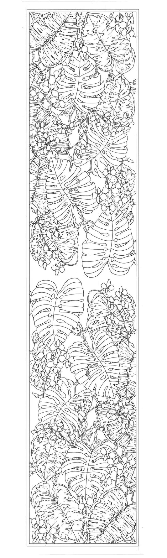 100% silk scarf - 180x43cm Katleya - White (Pack x3)