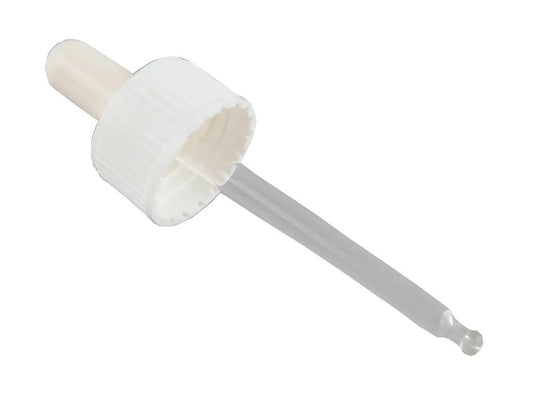Set of 3 glass dropper caps - Transparent (Pack x10)
