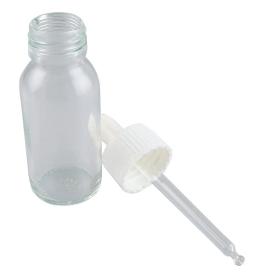 Pack of 2 vials count drops 60 ml - Transparent (Pack x10)