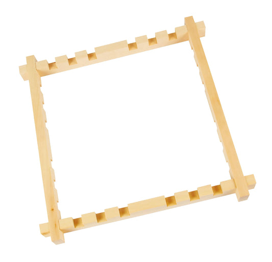 Notch frame 53x53cm - Brown