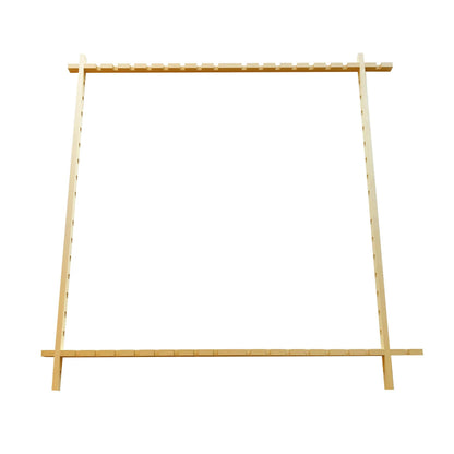 Notch frame 100x100cm - Brown