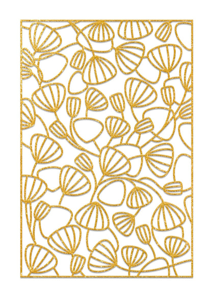 Set di 5 cornici da dipingere - Floral - Bianco (Pacchetto x5)