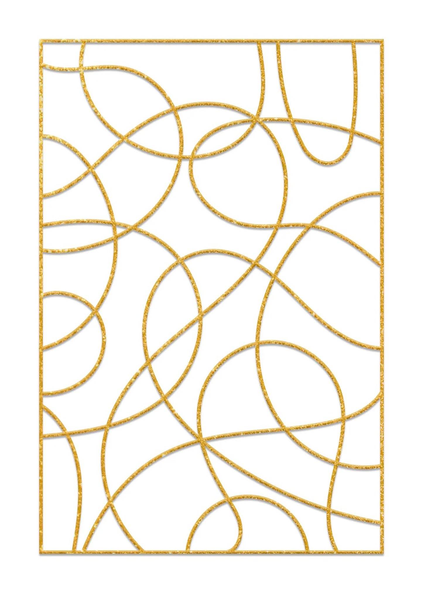 Set of 5 paint frames - Geometrics - White (Pack x5)