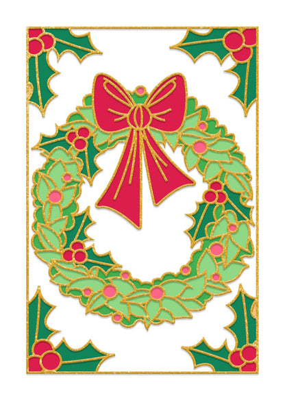 Set di 5 cornici da dipingere - Natale - Bianco (Pacchetto x5)