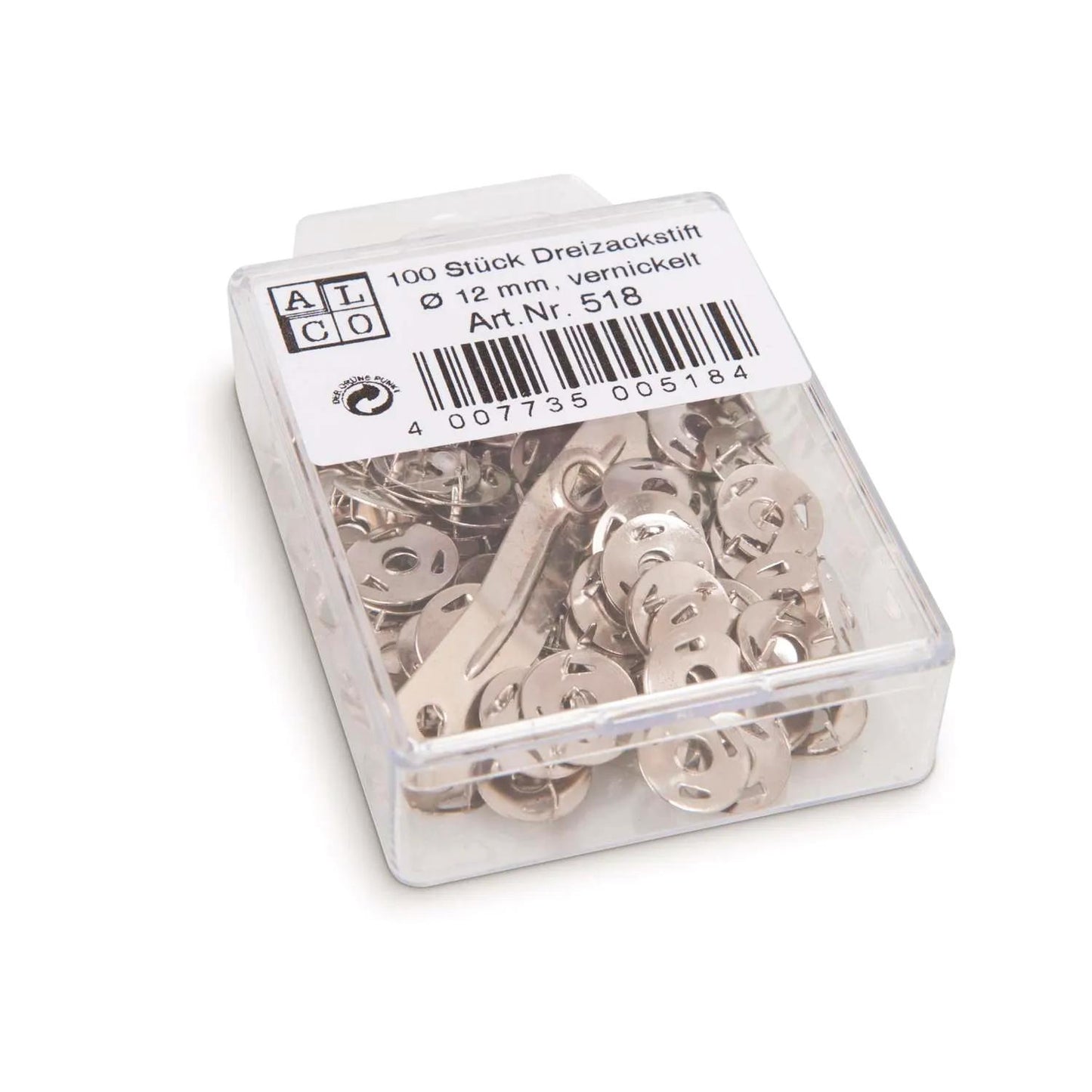 3-point pins - box of 100 - Grey (Pack x10)
