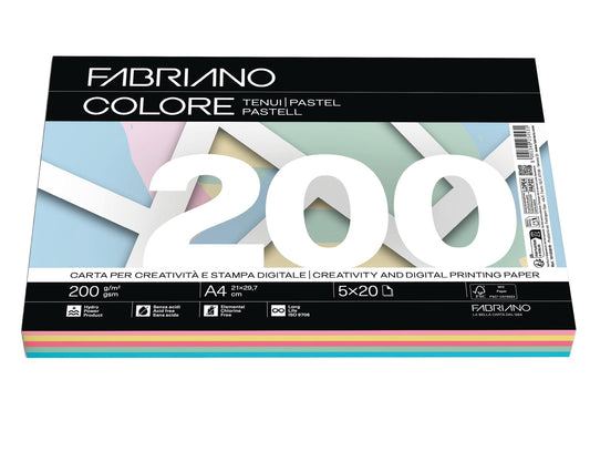 Fabriano Colore MIXTENUI A4 200g