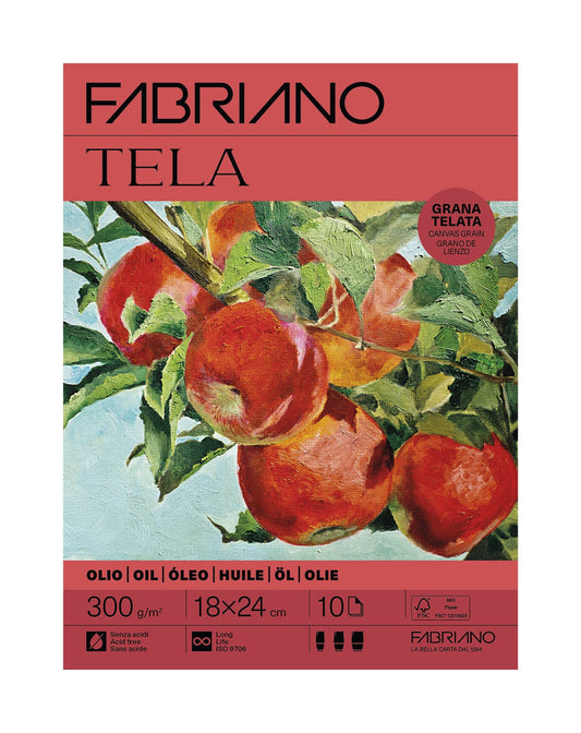 Fabriano Tela block - 18 x 24 cm - 300g - 10 sheets