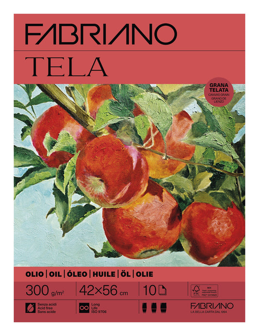 Fabriano Tela block - 42 x 56 cm - 300g - 10 sheets