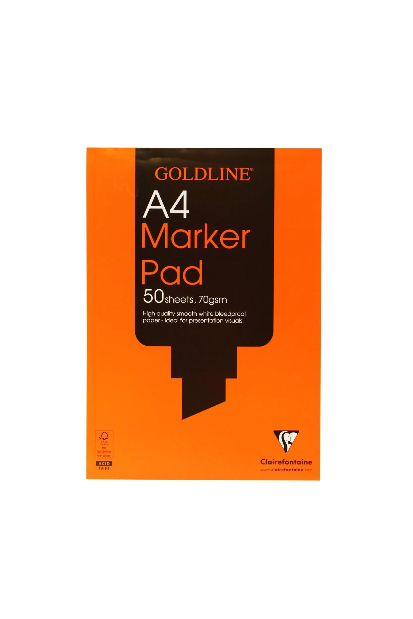 Goldline Marker block glued 50F A4 70g (Pack x5)