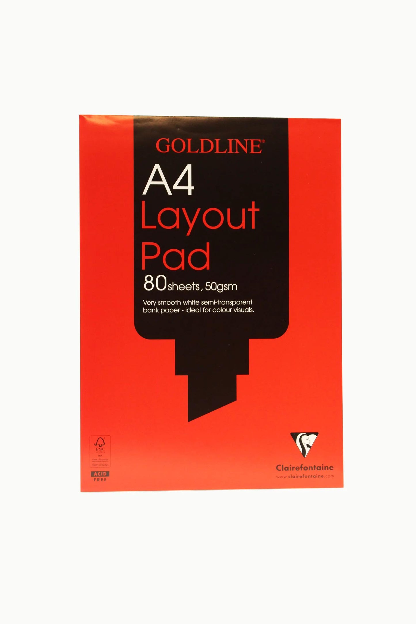 Blocco di layout Goldline incollato 80F A4 50g (Pacchetto x5)