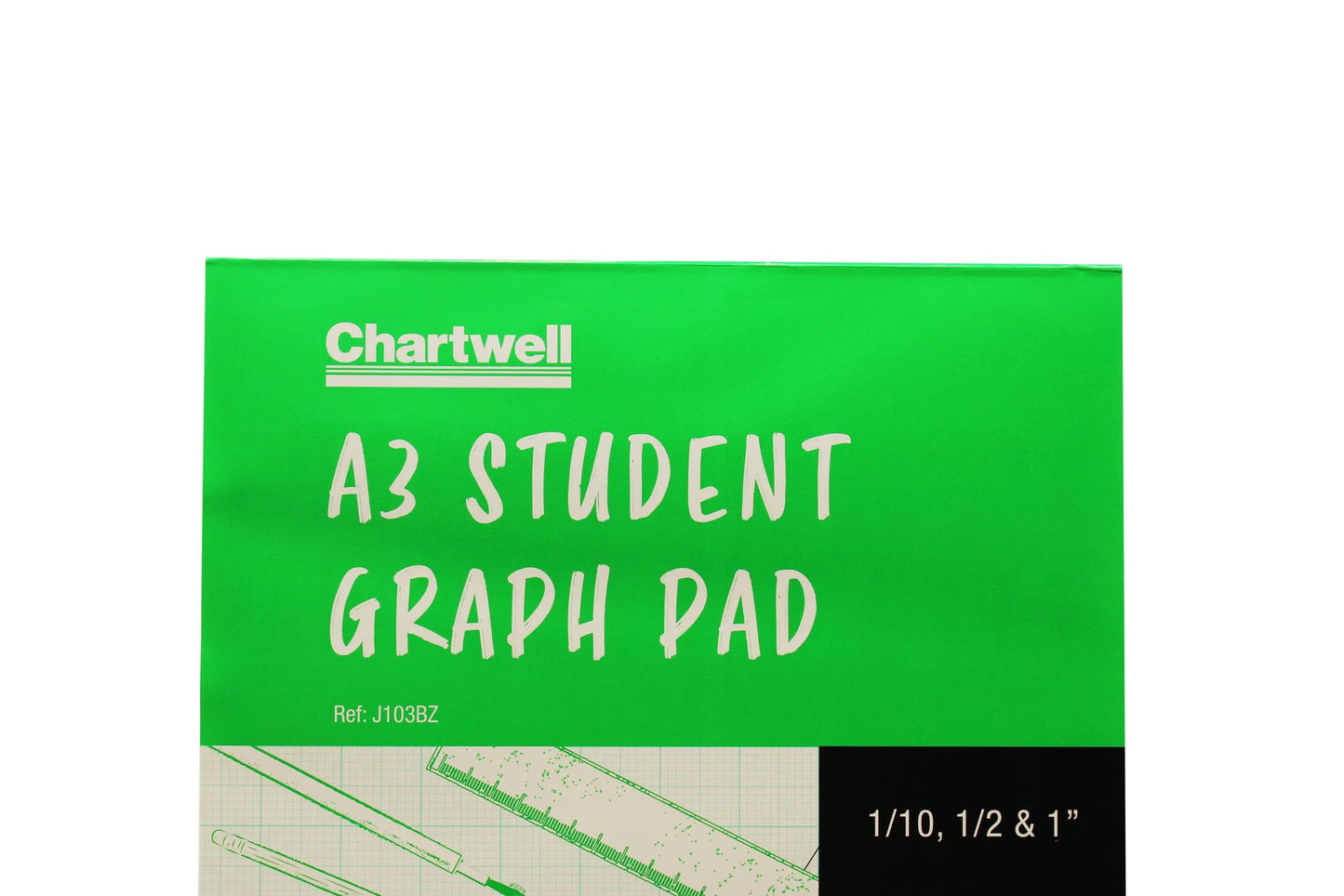 Chartwell glued block 30F A3 70g 1/10", 1/2" & 1 (Pack x5)