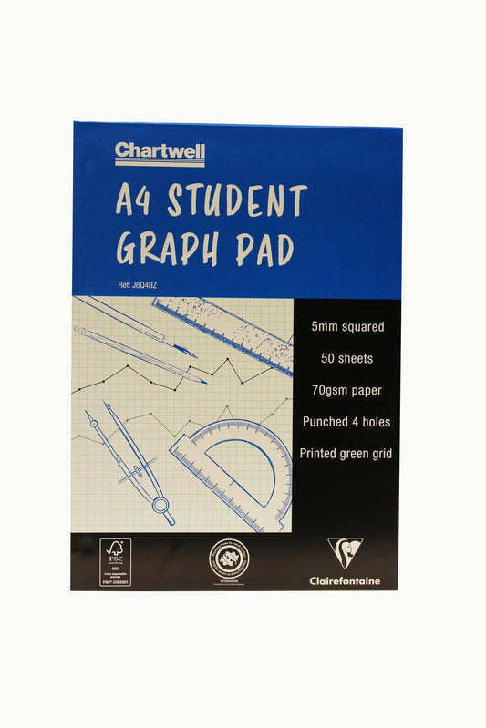 Chartwell Block verklebt 50F A4 70g Quadratkilometer (10er-Pack)