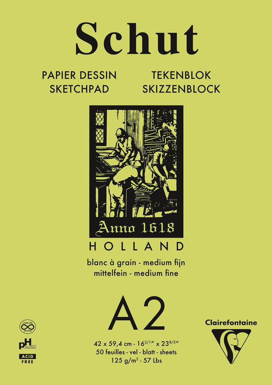 Petit Grain Sketch Block verklebt 50F A2 125g
