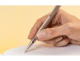 Ballpoint Pen Ecridor™ Honeycomb Grey Silver
