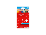 Boîte Carton 12 Couleurs Maxi SWISSCOLOR aquarellable