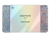 Set ECRIDOR™ GERMANIER Stylo Bille Platiné et Étui en Cuir – Édition Spéciale
