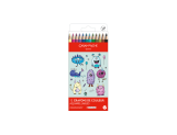 Set Kawaii 12 Coloured Pencils Swisscolor Watercolour Funny Monsters