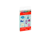 Set Kawaii 12 Coloured Pencils Swisscolor Watercolour Funny Monsters