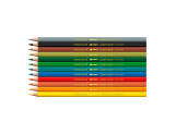 Set Kawaii 12 Coloured Pencils Swisscolor Watercolour Swiss Mountain
