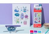 Set Kawaii 6 Pennarelli Fibralo™ Funny Monsters