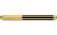 Stylo Plume VARIUS CHINA BLACK Plaqué Or