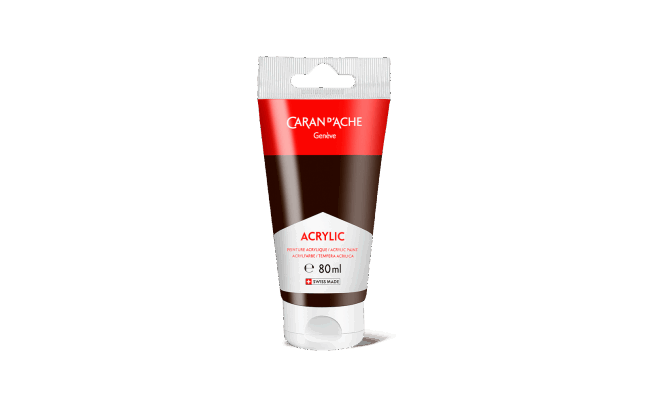 Tube 80 ml Acrylic Garance brune