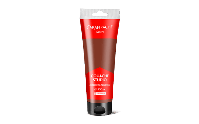 Tube 250 ml Gouache Studio Sienne Brulée