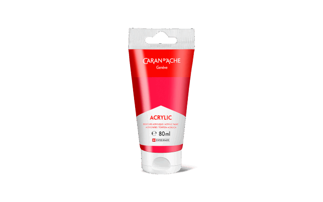 Tube 80 ml Acrylic Carmine