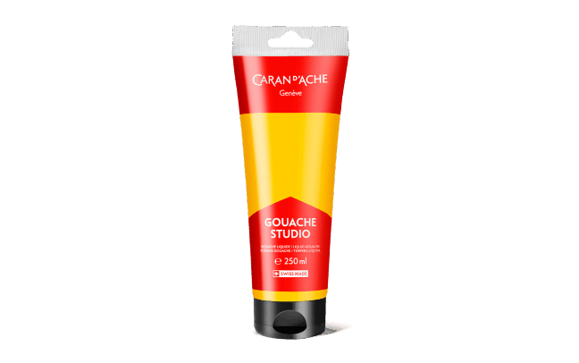 Tube 250 ml Gouache Studio Primärgelb