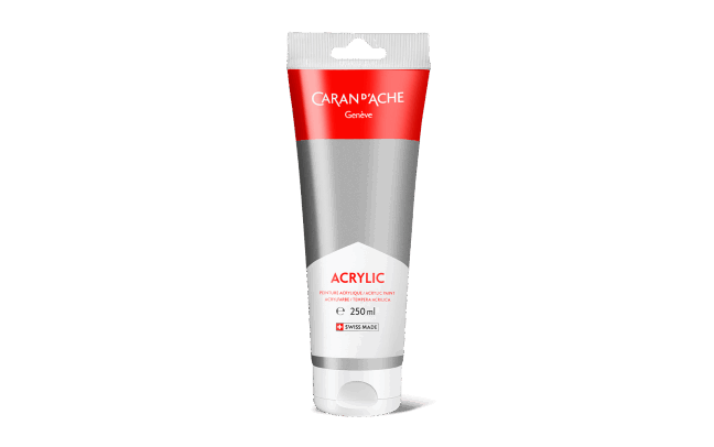 Tube 250 ml Acrylic Silber