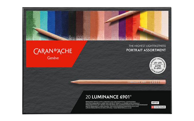 Scatola da 20 colori LUMINANCE 6901™ – Assortimento «Portrait»